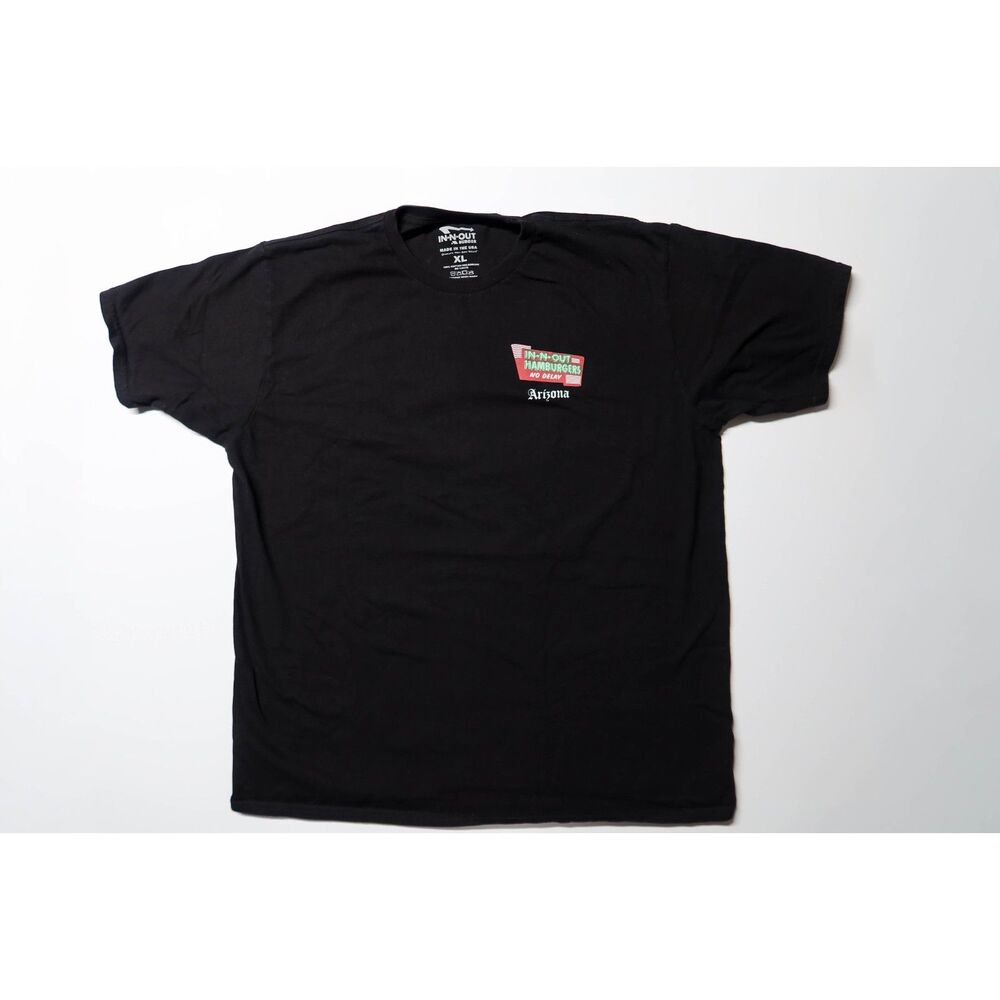 IN-N-OUT Burger Arizona black retro graphic car tee